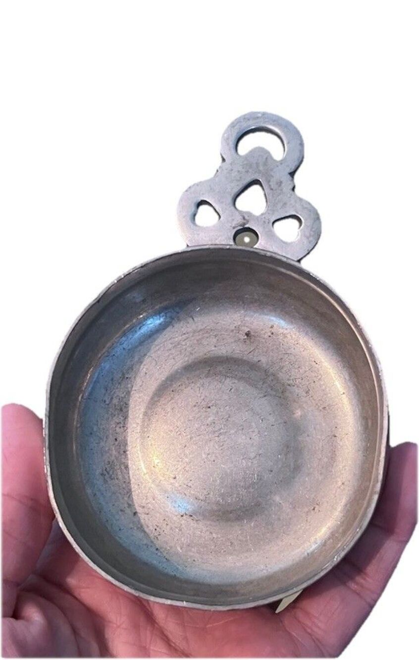 Stieff Colonial Williamsburg Pewter Porringer Bowl CW 16-25 Rare Smaller Size